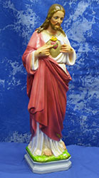 meticulus painted statue